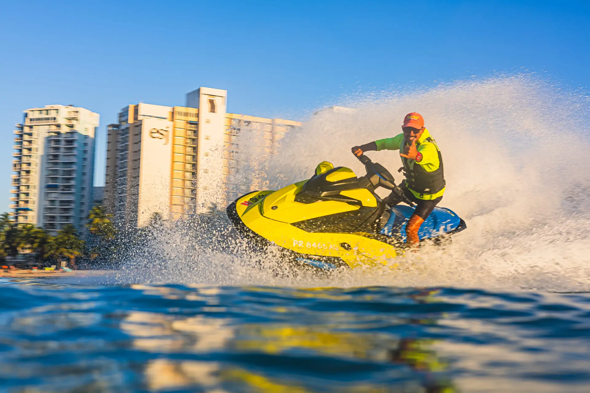 Jet ski rental at Isla Verde Beach, Puerto Rico