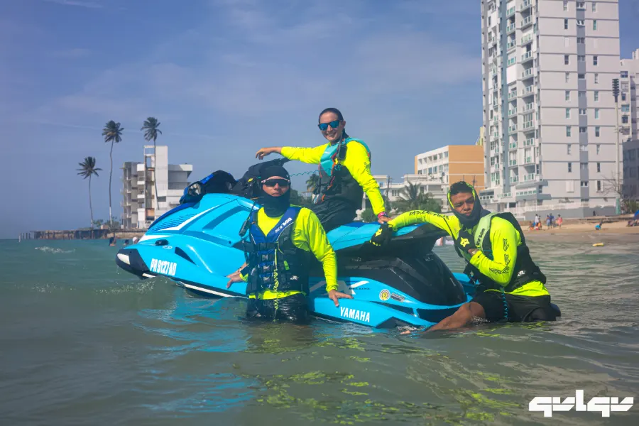 Jet ski con niños