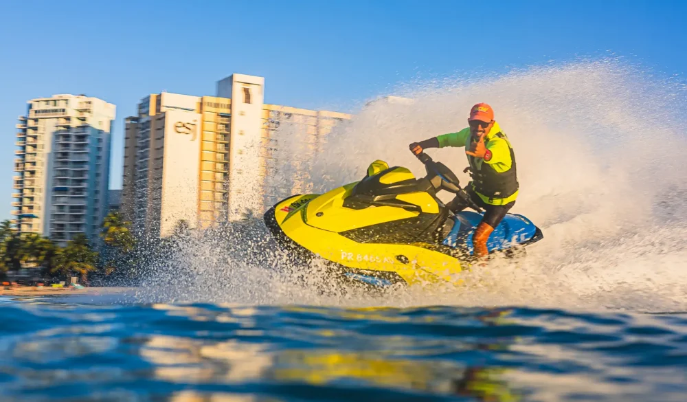 Jet ski rental at Isla Verde Beach, Puerto Rico